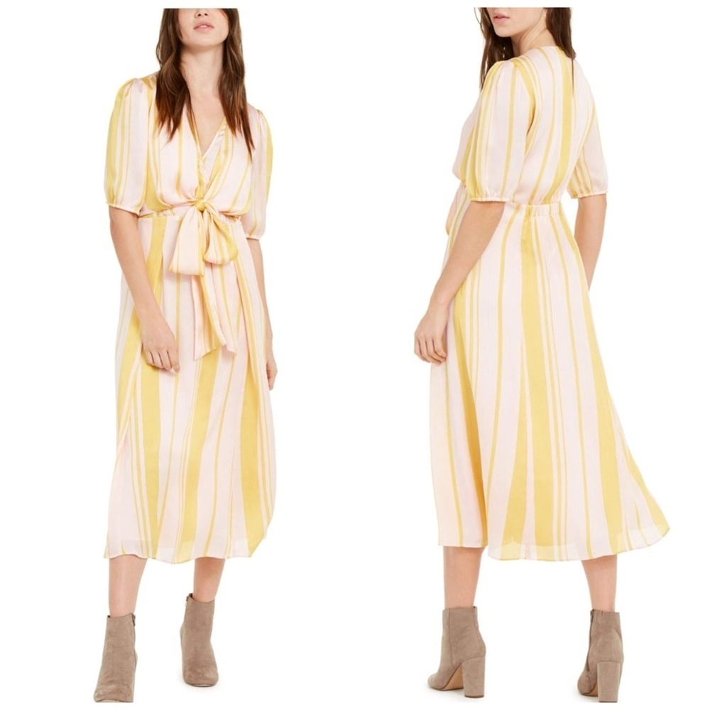 NWT Leyden Striped Faux Wrap Maxi Dress Sz XL